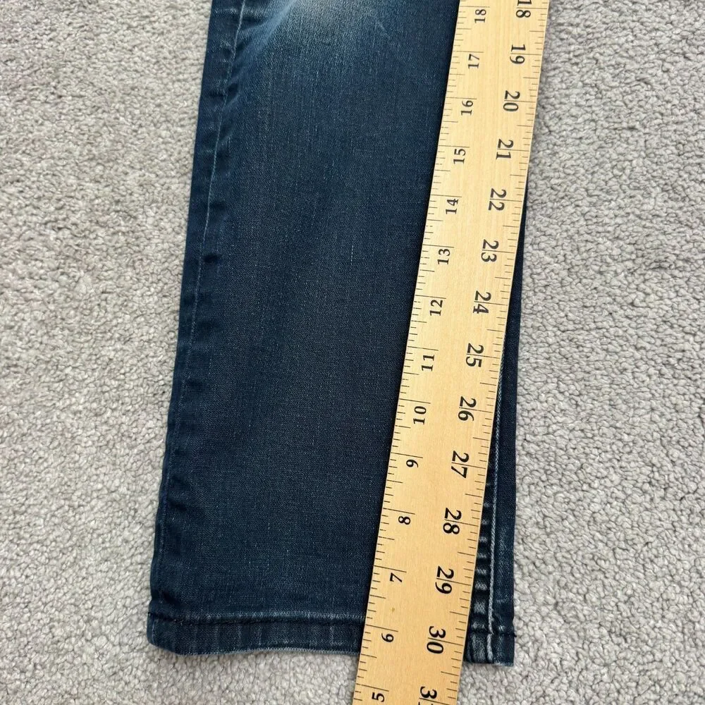 Levi's 511 Straight Leg Slim Fit Denim Jeans Mens 31x32 Dark Wash Cotton Casual